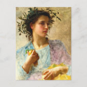 Sommer von William Bouguereau Postkarte (Vorderseite)
