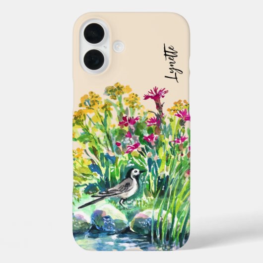 Sommer, Waggtail, wilde Blume Case-Mate iPhone Hülle (Rückseite)