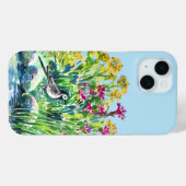 Sommer, Waggtail, wilde Blume Case-Mate iPhone Hülle (Rückseite (Horizontal))