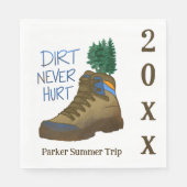 Sommer Wandern benutzerdefinierte Servietten (Vorderseite)