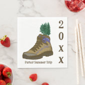 Sommer Wandern benutzerdefinierte Servietten (Beispiel)