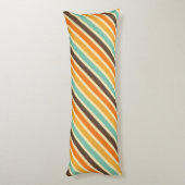 Sommer-Wärme Stripes Muster Seitenschläferkissen (Rückseite (Vertikal))