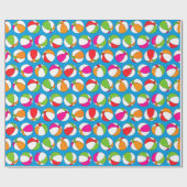 Sommer-Wasserbälle Geschenkpapier (Flach)