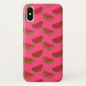 Sommer-Wassermelone auf rosa Muster Case-Mate iPhone Hülle (Rückseite)