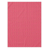Sommer-Wassermelone auf rosa Muster Tischdecke (Vorderseite)
