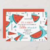 Sommer-Wassermelone-Einladungen Einladung (Vorne/Hinten)