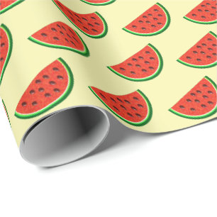 Sommer Wassermelone Gelb  Geschenkpapier