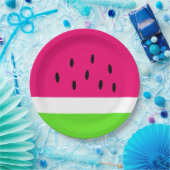 Sommer-Wassermelone Pappteller (Party)