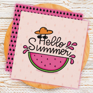Sommer-Wassermelonen-Grußkarte