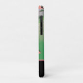 Sommer-Wassermelonen-Illustration Streifen Glanz Case-Mate iPhone Hülle (Hinten/Links)