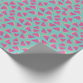 Sommer-Wassermelonen-Muster Geschenkpapier (Ecke)