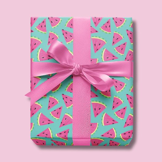 Sommer-Wassermelonen-Muster Geschenkpapier