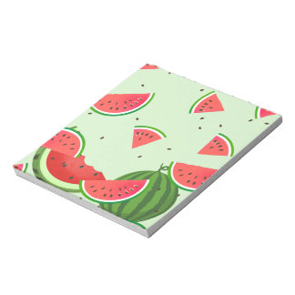 Sommer-Wassermelonen-Muster-Notizblock  Notizblock