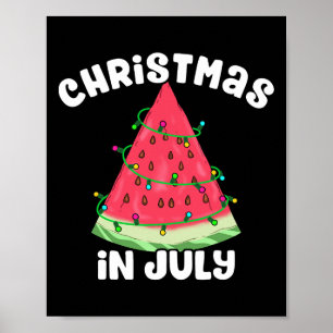 Sommer Weihnachten Juli In Weihnachten In Juli Chr Poster