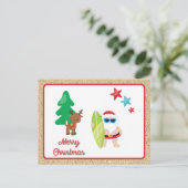 Sommer Weihnachten mit Weihnachten (Stehend Vorderseite)