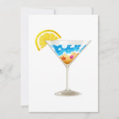 Sommer Wein Glas Getränke Erfrischung Einladung (Vorderseite)