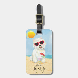 Sommer Westie Gepäckanhänger