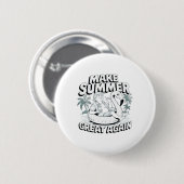 Sommer wieder großartig machen Trump Flamingo Floa Button (Vorne & Hinten)