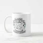 Sommer wieder großartig machen Trump Flamingo Floa Kaffeetasse (Links)