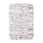 Sommer-Wildblume-Muster Badematte (Vorderseite Vertikal)