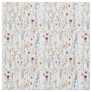 Sommer-Wildblume-Muster Stoff