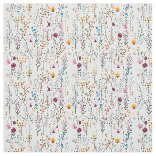 Sommer-Wildblume-Muster Stoff (Muster)