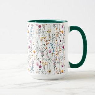 Sommer-Wildblume-Muster Tasse
