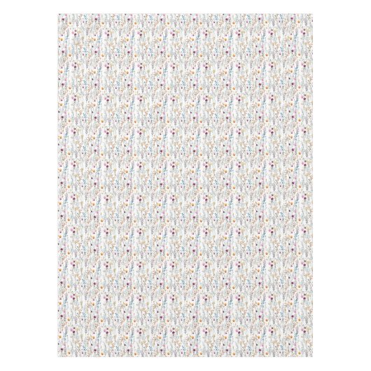 Sommer-Wildblume-Muster Tischdecke (Vorderseite)