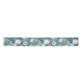 Sommer-Wildblume Wiesen-Design Satinband (Vorderseite)