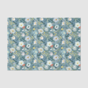 Sommer-Wildblume Wiesen-Design Seidenpapier