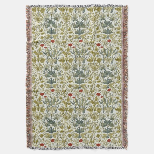Sommer-Wildblumen-Blumen Decke (Vorderseite Vertikal)