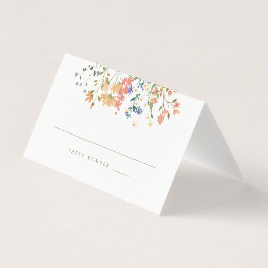 Sommer-Wildblumen-Boho-Hochzeit (Vorderseite)