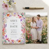 Sommer-Wildblumen-Hochzeits-Flat-Save-the-Date-Kar Save The Date