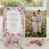 Sommer-Wildblumen-Hochzeits-Flat-Save-the-Date-Kar Save The Date