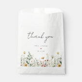 Sommer-Wildblumenfeld-Hochzeitsgeschenkbeutel Geschenktütchen (Vorderseite)