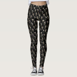 Sommer-Wildblumensträuße Abstrakte Gestaltung Leggings