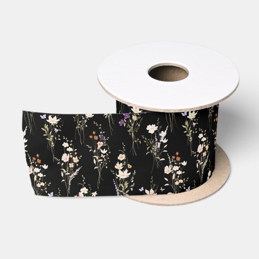 Sommer-Wildblumensträuße Satinband (Spule)