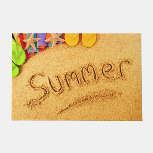 Sommer-willkommene Tür-Matte Fußmatte (Vorderseite)