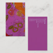 "Sommer-Wind " Visitenkarte (Vorne/Hinten)