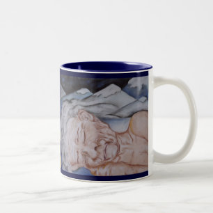 Sommer-/Winter-Tasse Zweifarbige Tasse