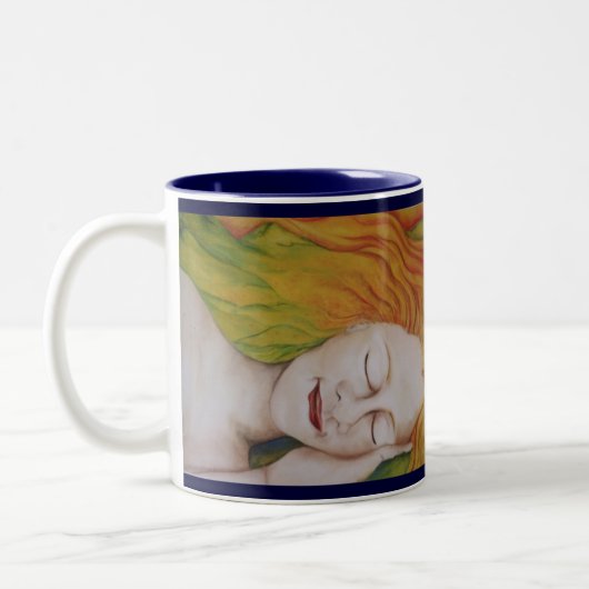 Sommer-/Winter-Tasse Zweifarbige Tasse (Links)