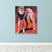 Sommer Wolf 2001 Leinwanddruck (Insitu (Holzboden))