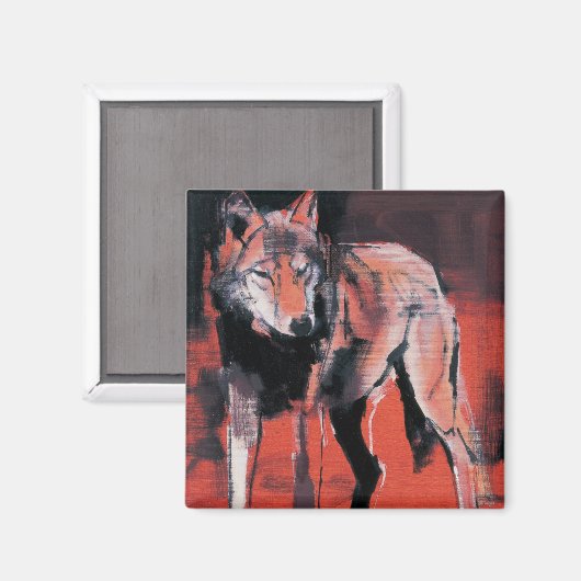 Sommer Wolf 2001 Magnet (Vorderseite/Rückseite)