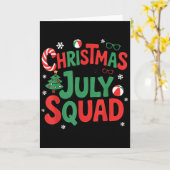 Sommer Xmas Weihnachten im Juli Squad Lustig Aloha Karte (Gelbe Blume)