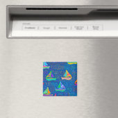 Sommer-Yachtsport Magnet (In Situ (Geschirrspüler))