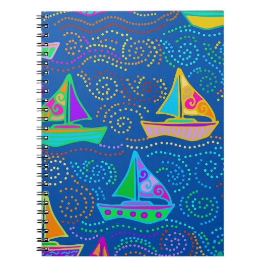 Sommer-Yachtsport Notizblock (Vorderseite)