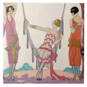 Sommer, "Zeitungdu von der Bon-Tonne", 1925 Fliese