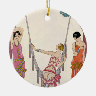 Sommer, "Zeitungdu von der Bon-Tonne", 1925 Keramik Ornament