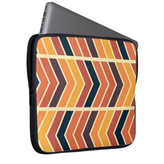 Sommer Zickzack Laptopschutzhülle (Vorne Rechts)