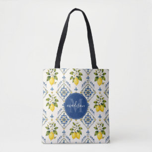 Sommer-Zitronen-Tragetasche Tasche